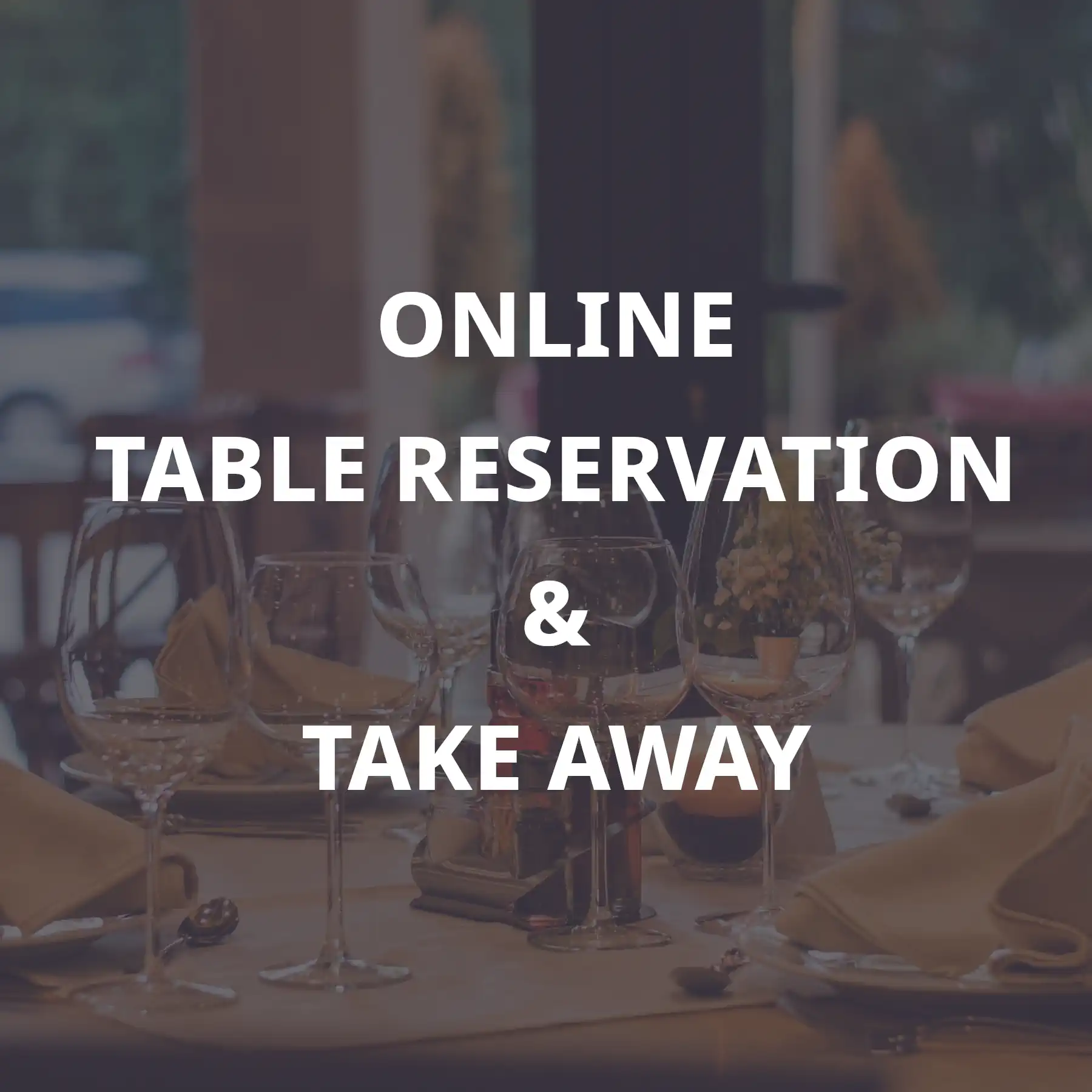 Solution for Restaurant Reservations and Orders