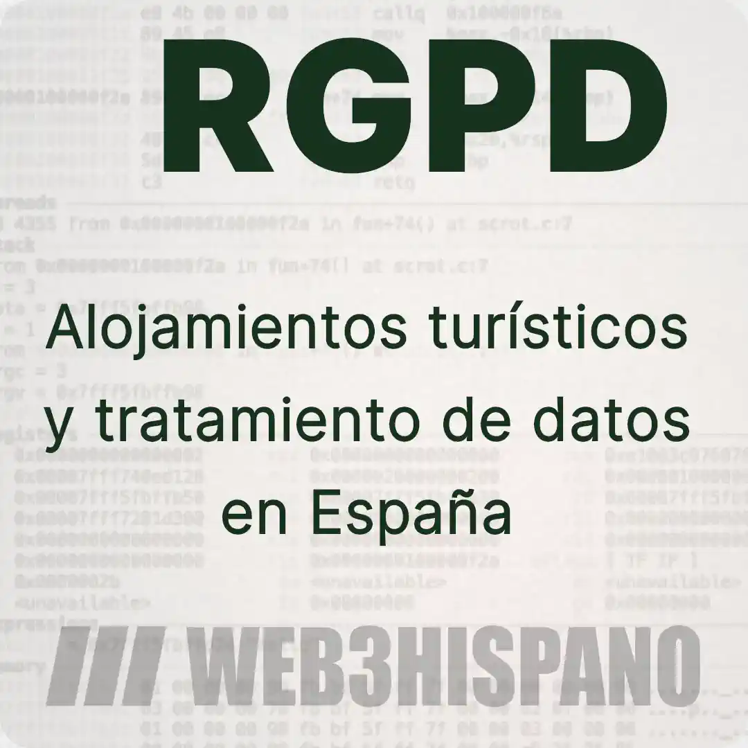 Alojamientos turísticos y tratamiento de datos en España